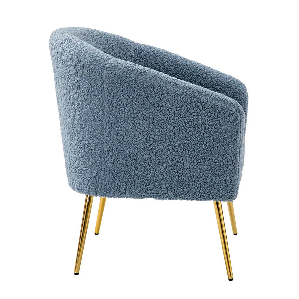 Herrin Accent Chair Blue | Scandinavian Accent Chair Blue