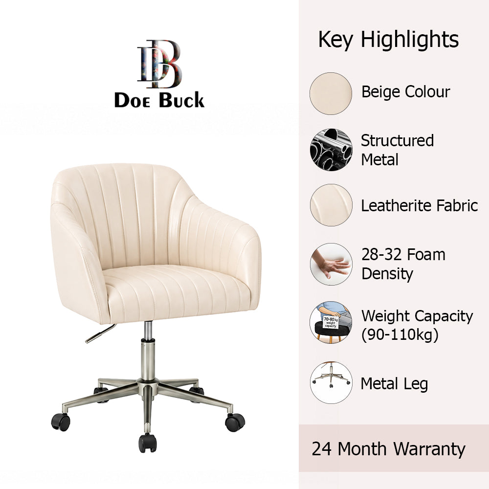 Colm Office Chair |Beige