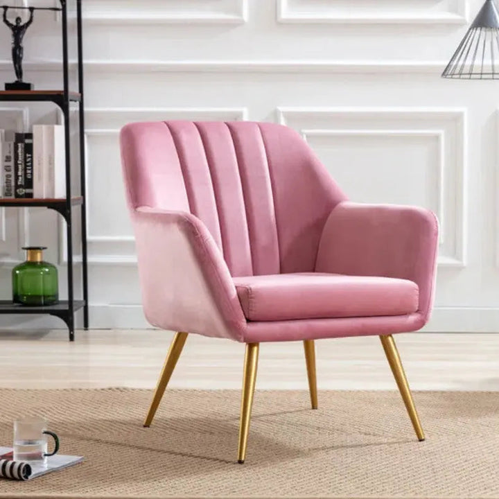 Brodie Contemporary Accent Chair – Pink