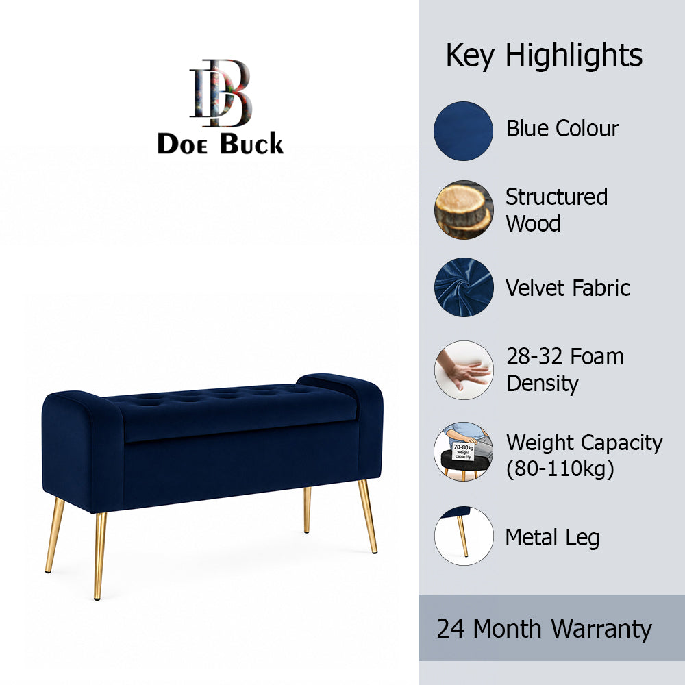 Doe Buck victoria bench|Blue