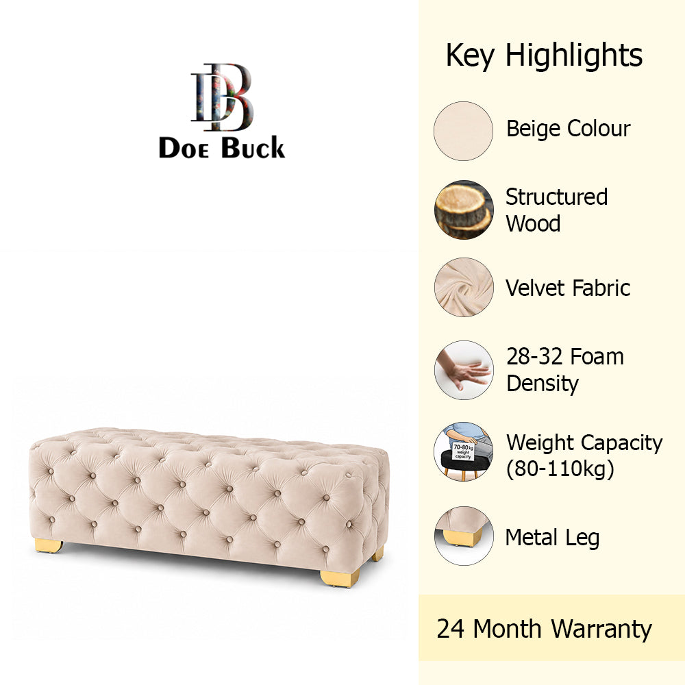 Doe Buck velora bench|Beige