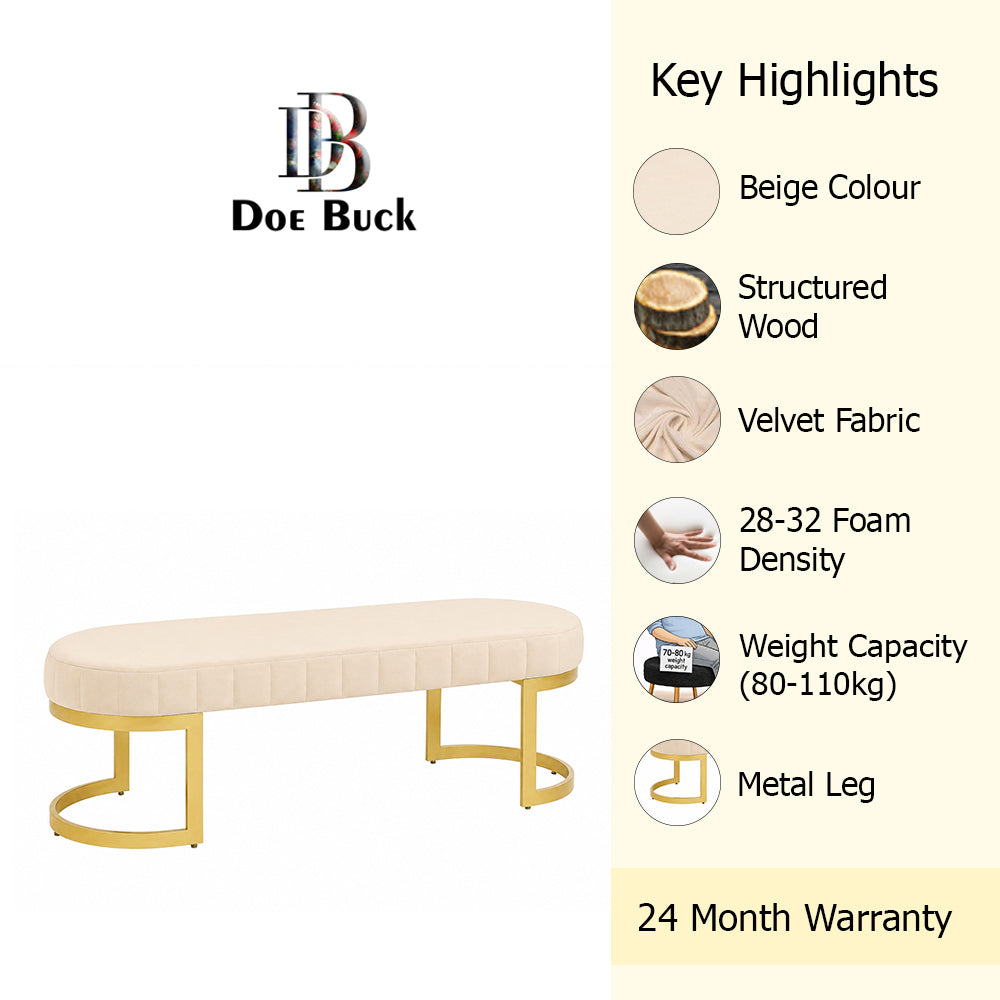 Doe Buck Bella bench|Beige
