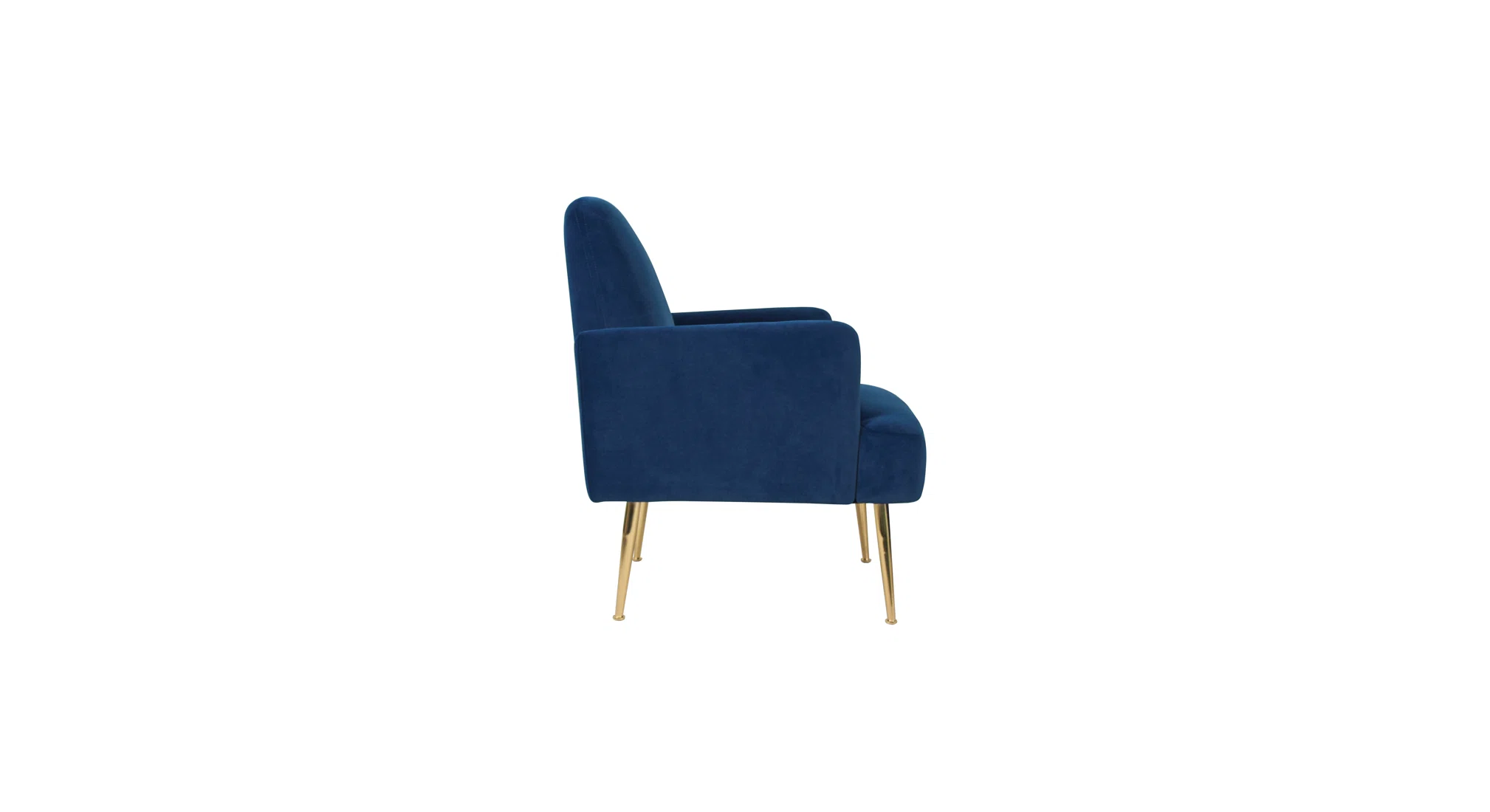 Esme Accent Chair Blue | Modern Upholstered Accent Chair Ocean Blue