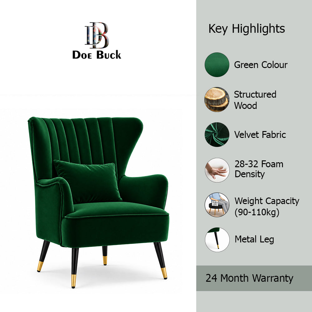 Azriela Accent Lounge Chair | Teal