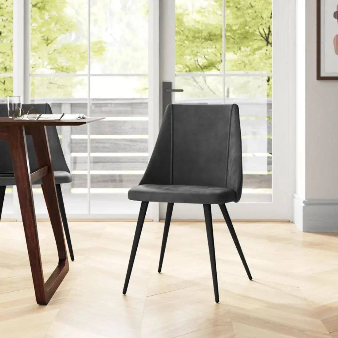 Mitzi Modern Side Chair – Grey