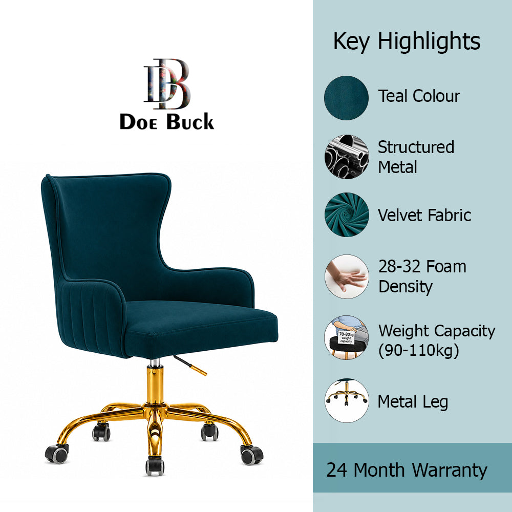 Adan Office Chair – Teal