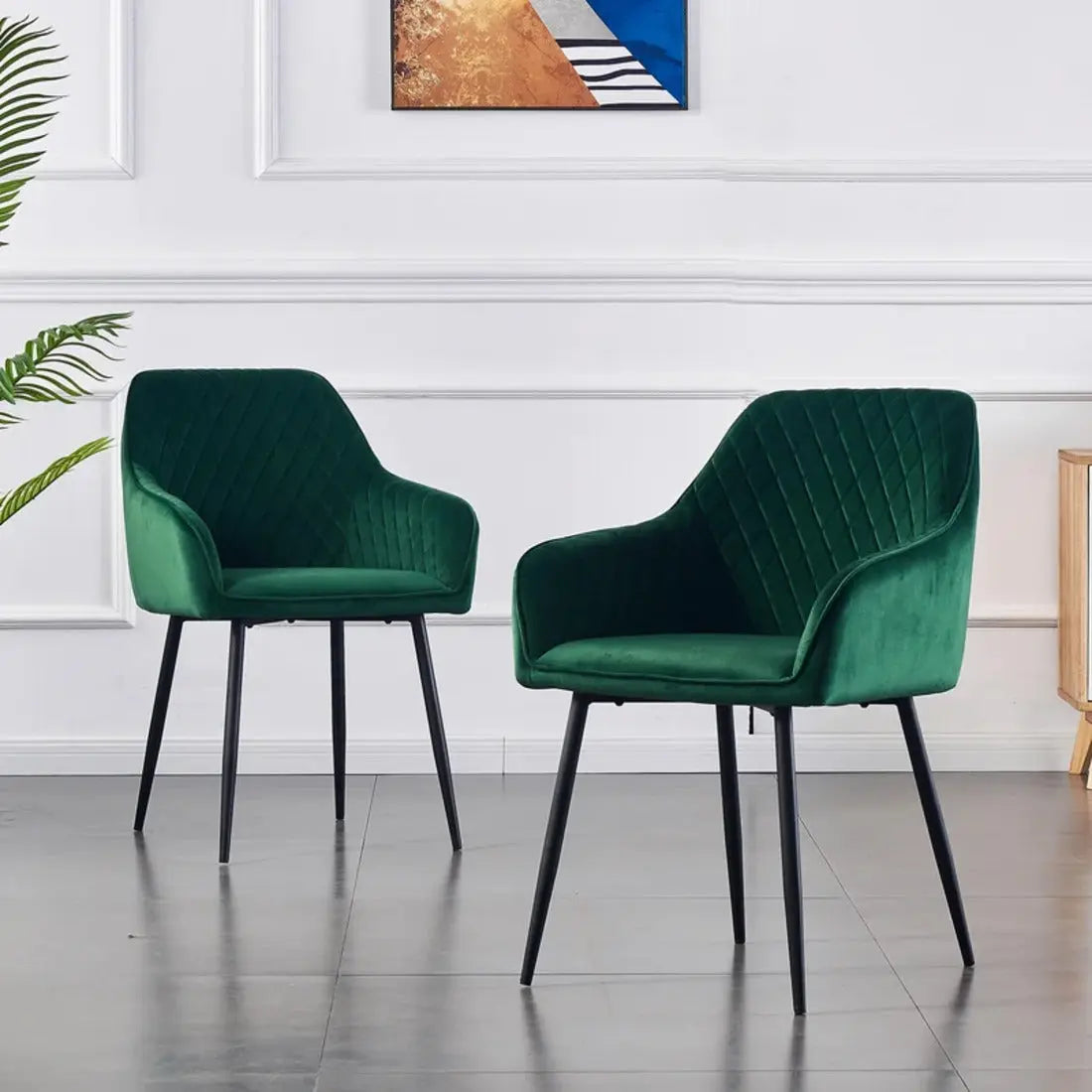 Seymour Classic Arm Chair – Green