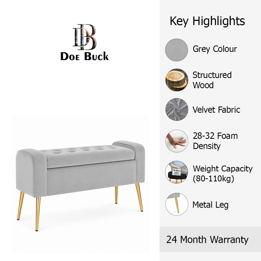 Doe Buck victoria bench|Grey