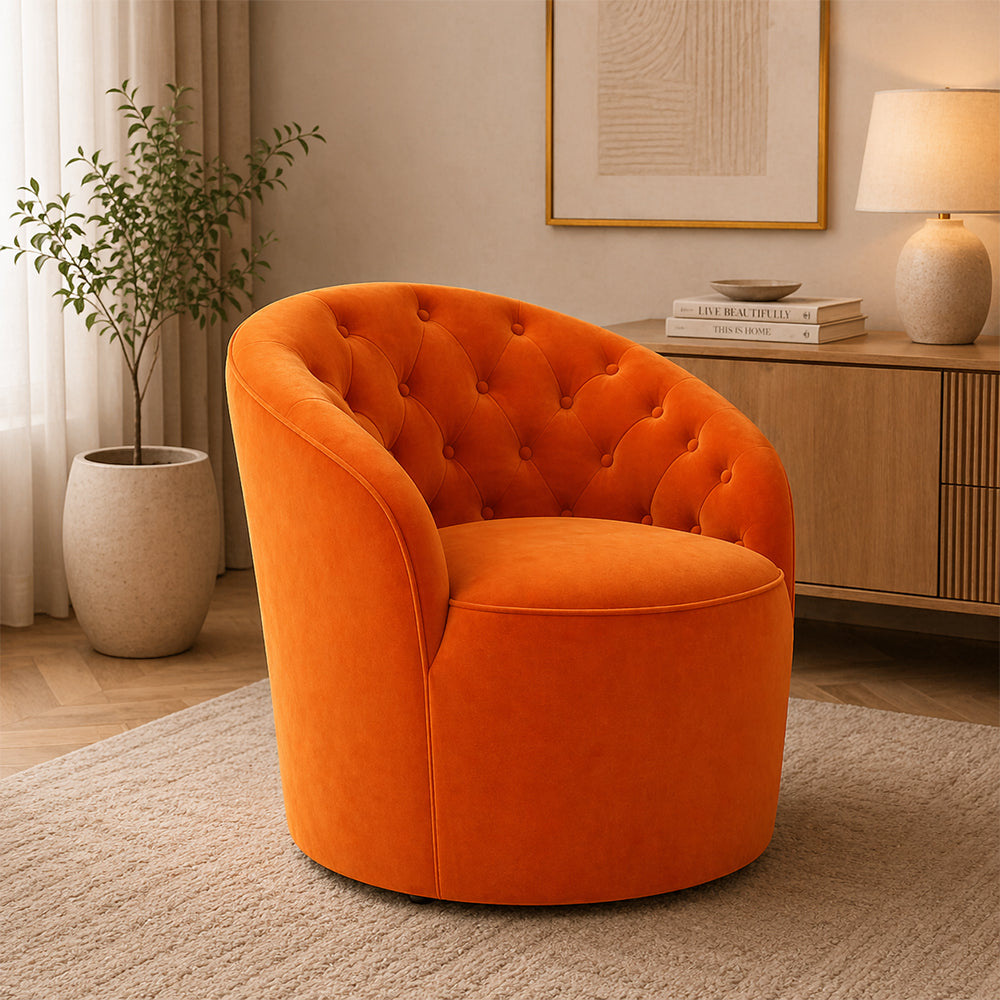 Irasema Accent Chair |Orange