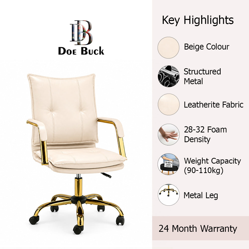 Marlon Office Chair| Beige