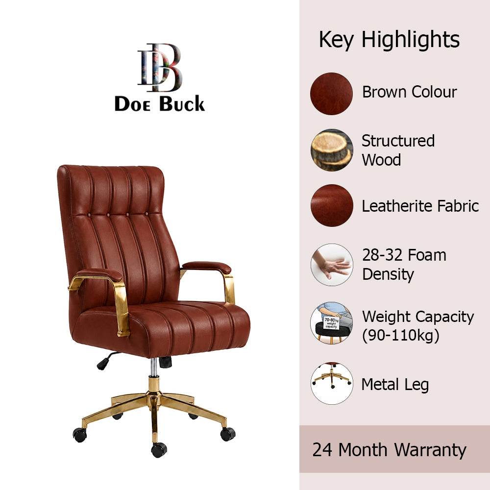 Derrus Office Chair |Brown