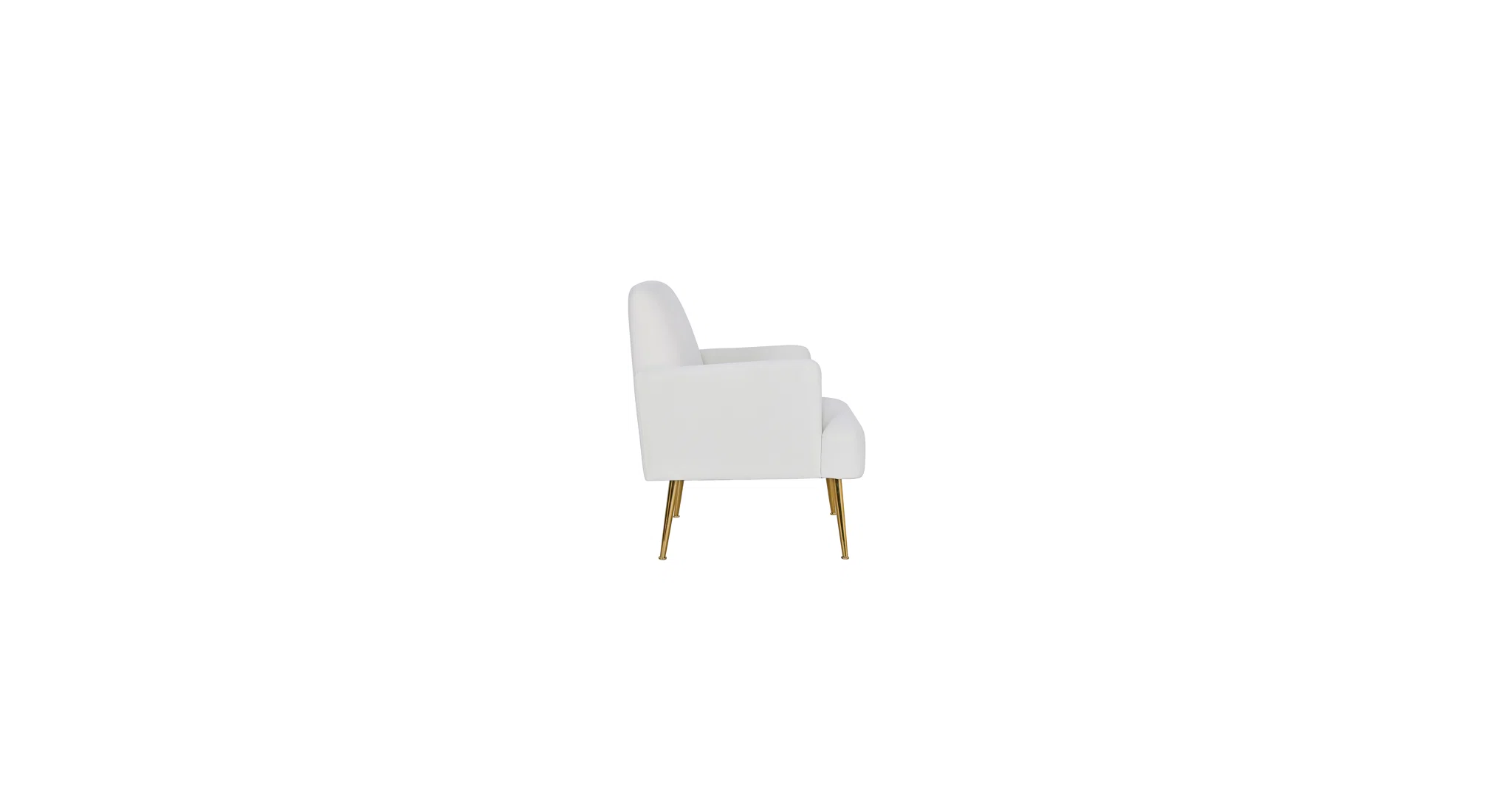 Esme Accent Chair Cream | Modern Upholstered Accent Chair Soft Cream