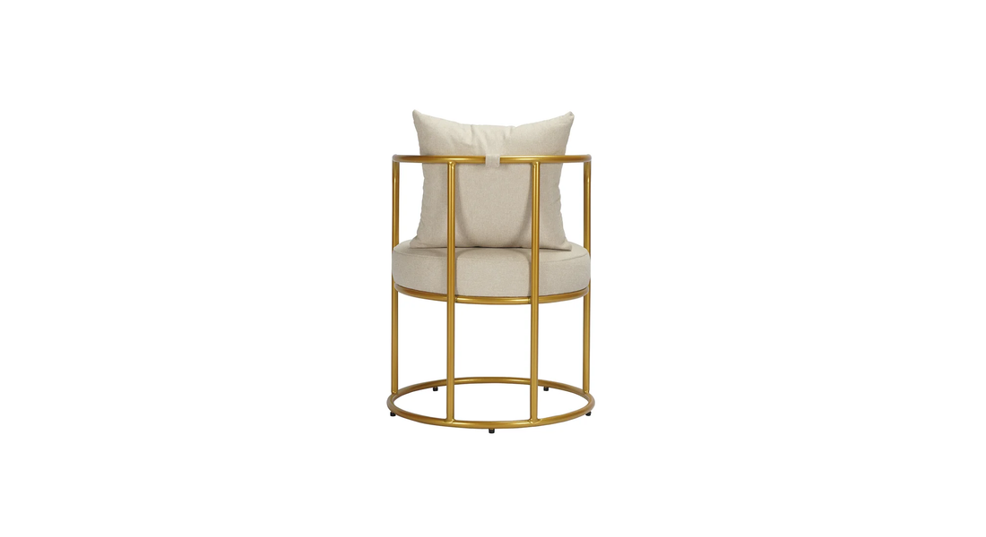 Allex Chair Beige | Minimalist Side Chair Warm Beige