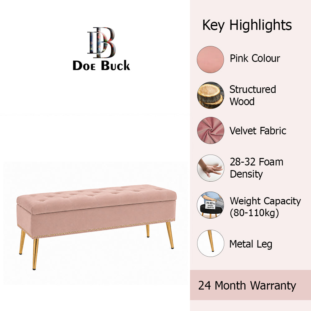 Doe Buck Cove bench|Pink