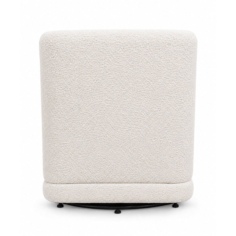 Doe Buck Schillar Lounge Chair | White