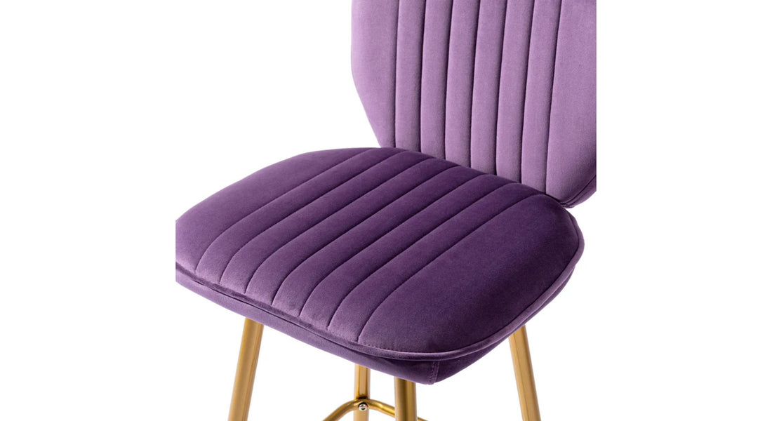 Rafael Bar Stool - Purple