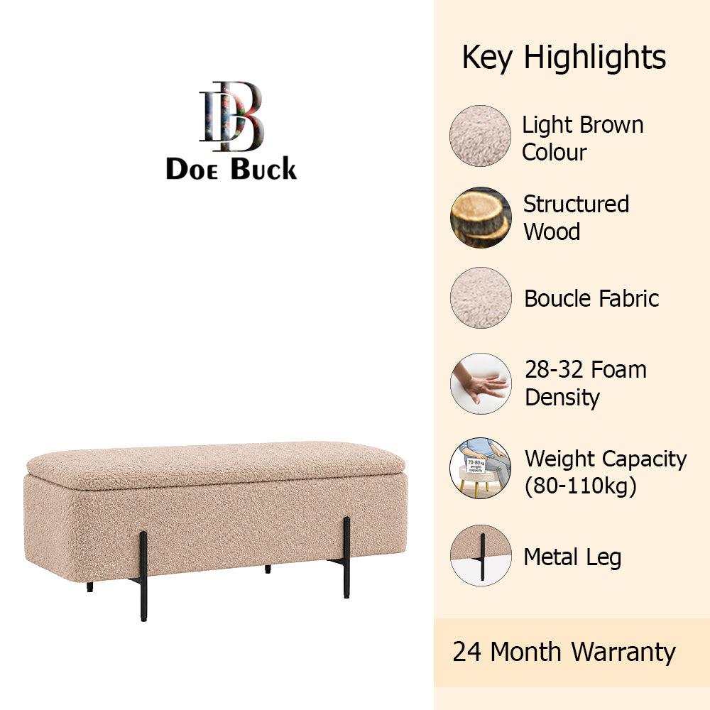 Doe Buck vera bench|Light Brown