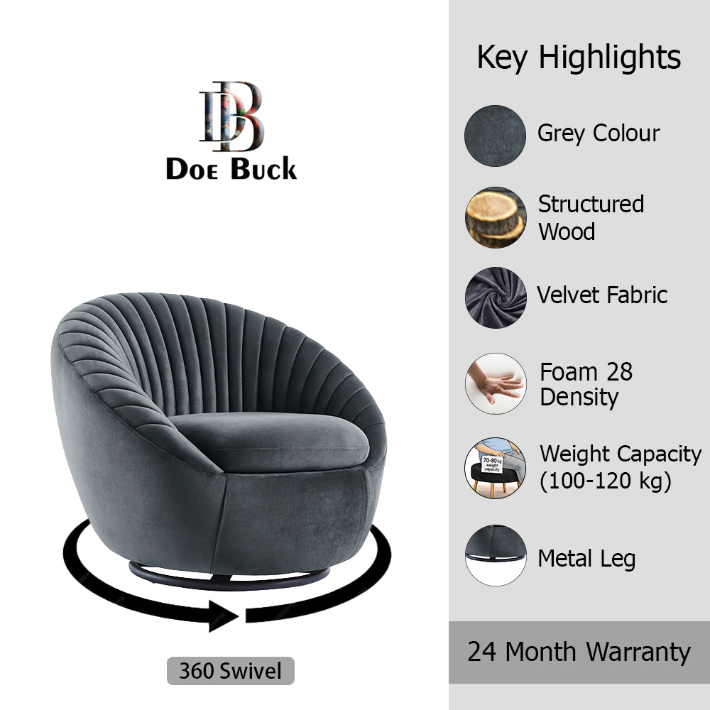 kieon Accent Chair |Grey