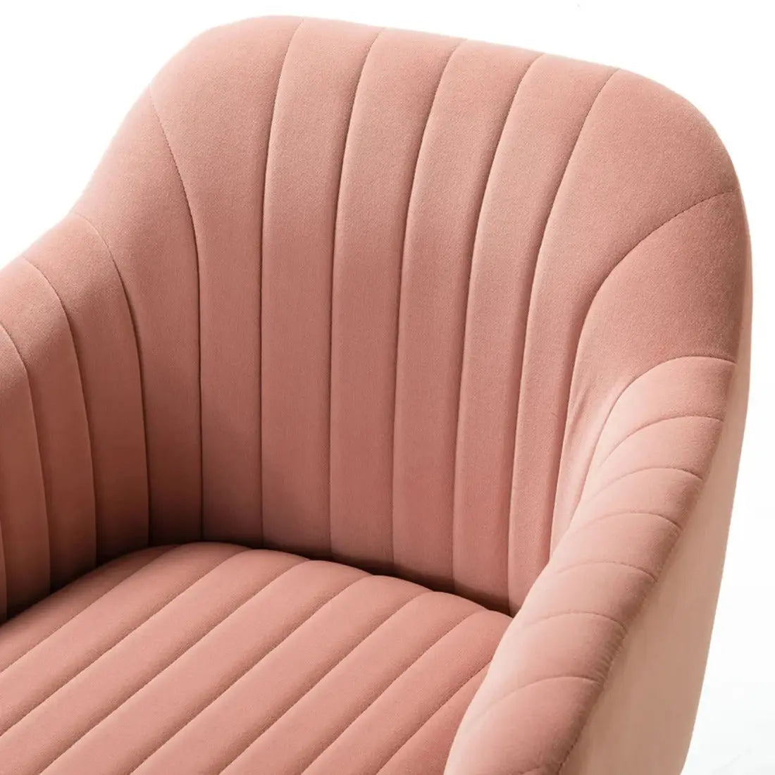 Louise Upholstered Task Chair – Pink