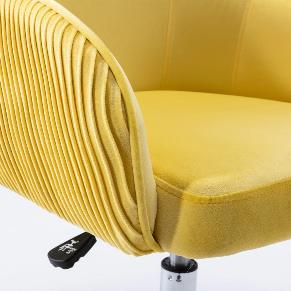 Leisel Task Chair Yellow | Adjustable Office Chair Yellow
