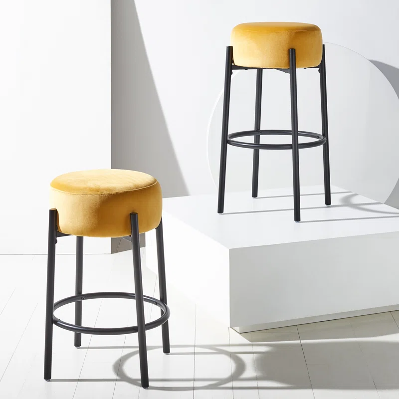 Barford Bar Stool - Mustard