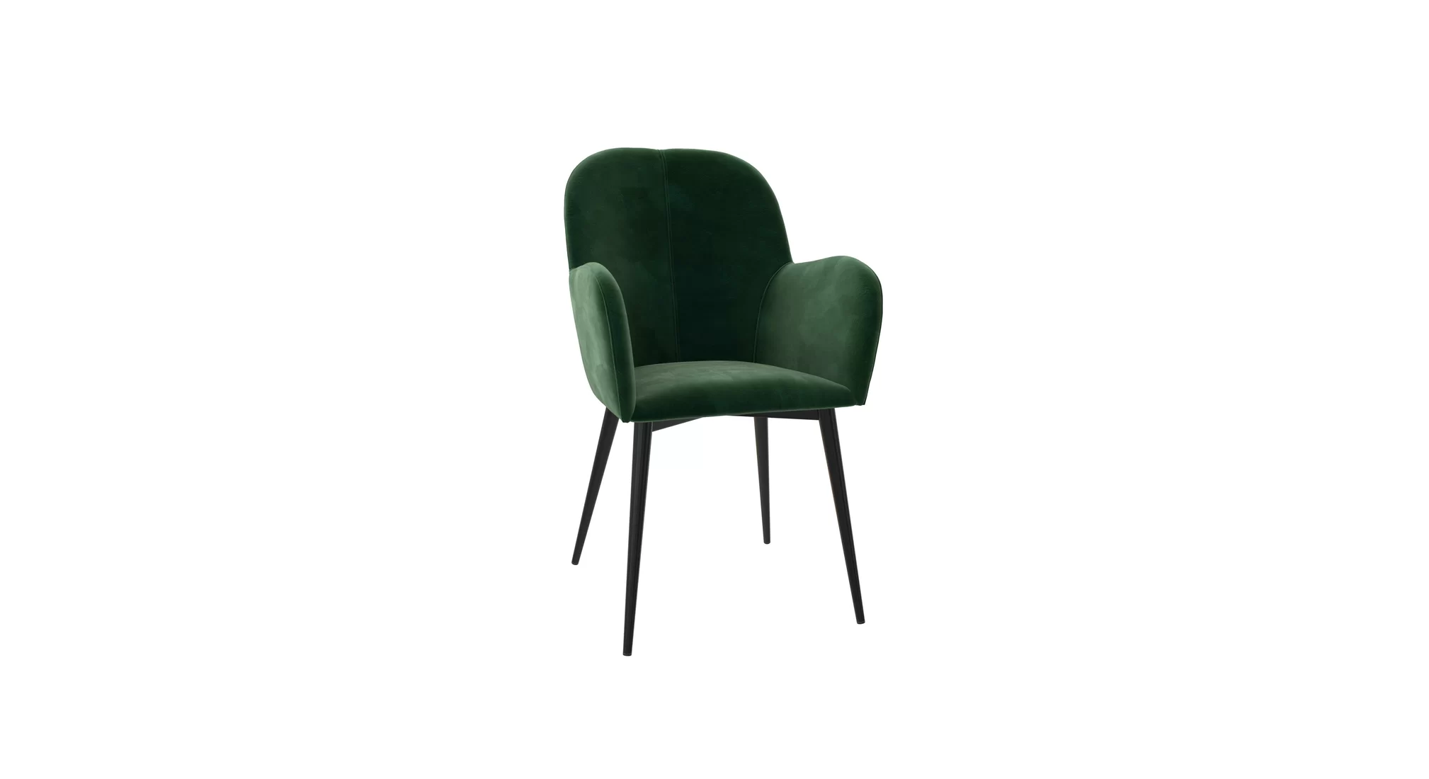 Araceli Accent Chair Green | Contemporary Lounge Accent Chair Forest Green