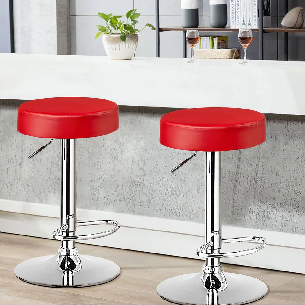 Linon Bar Stool - Red