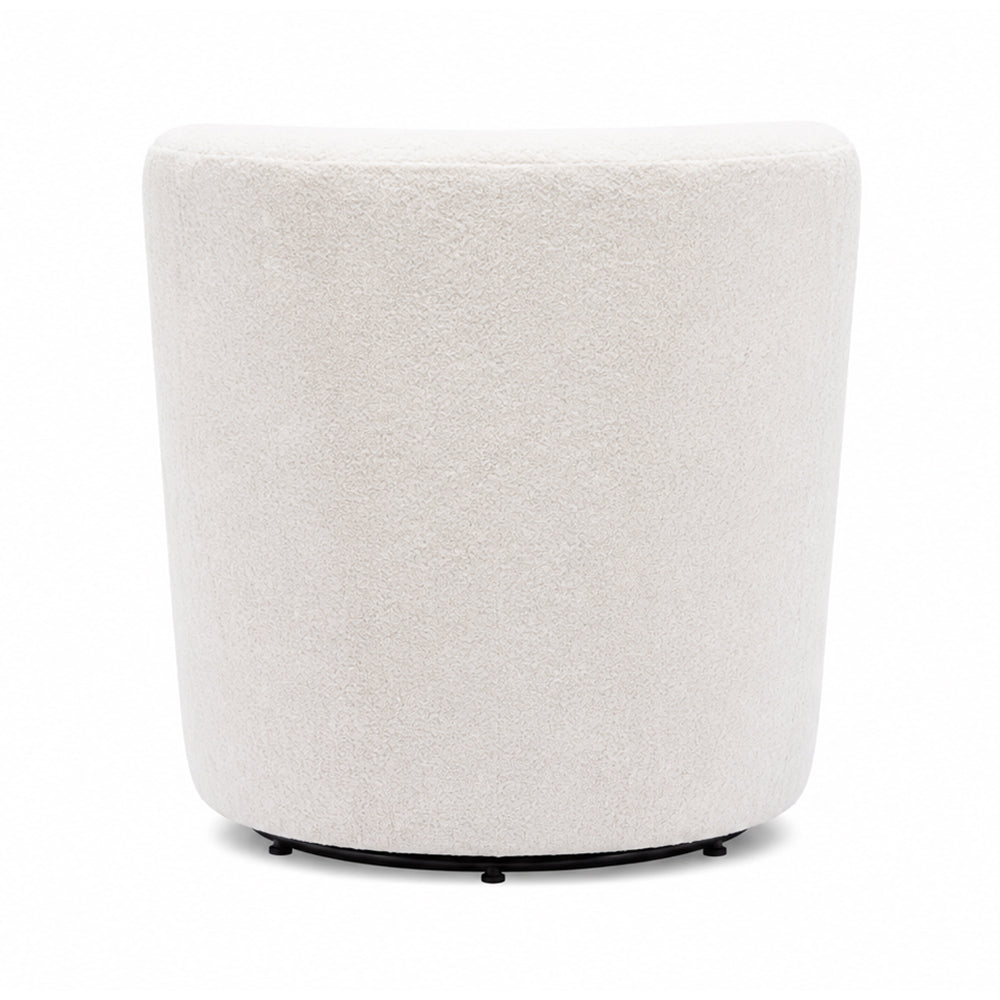 Doe Buck Schillar Lounge Chair|White