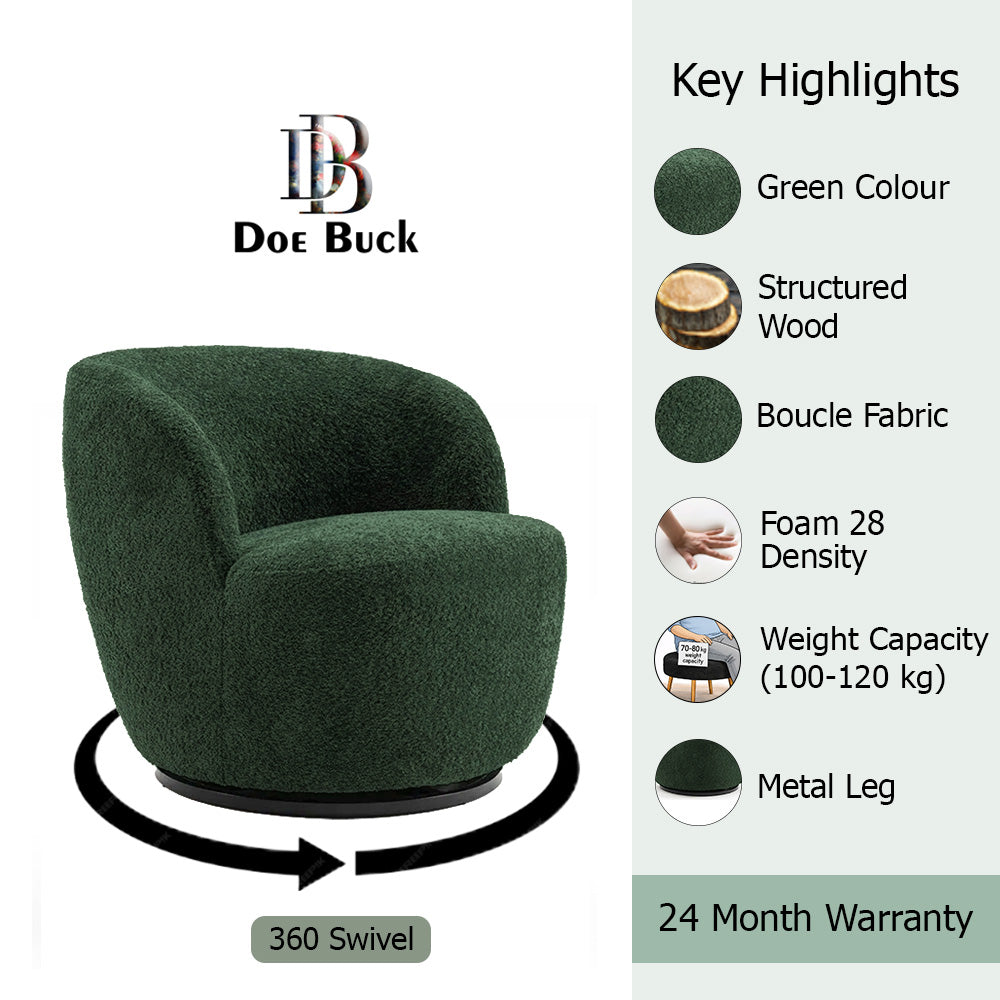 Nikoli Accent Chair | Green