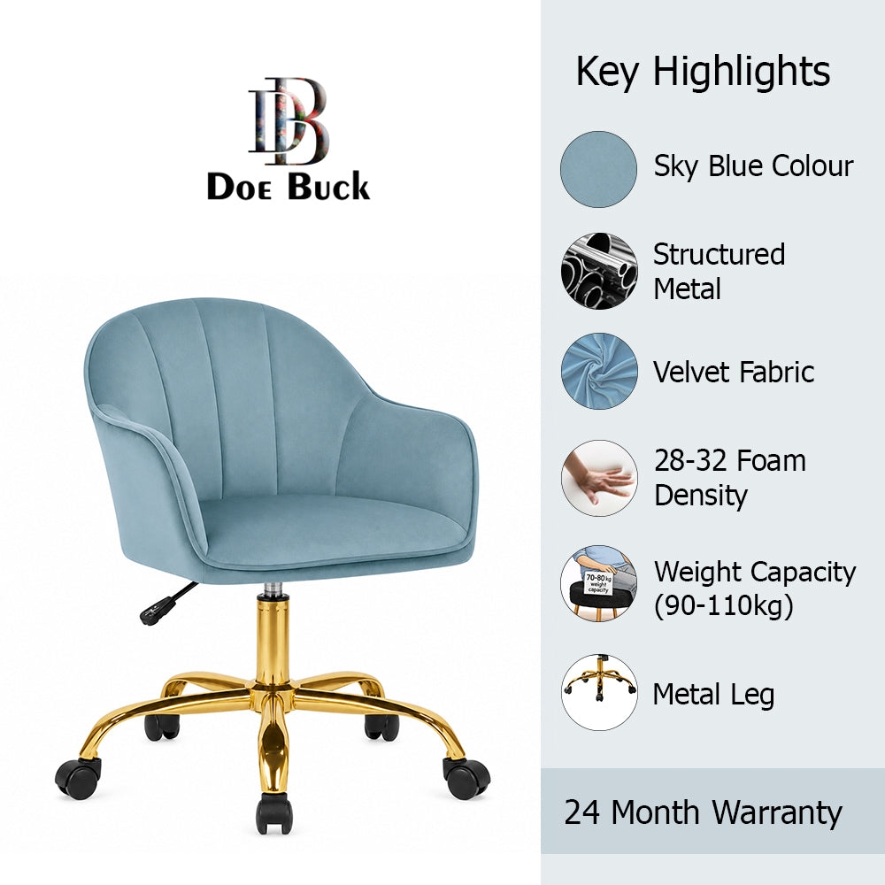 aurora Office Chair|Sky Blue
