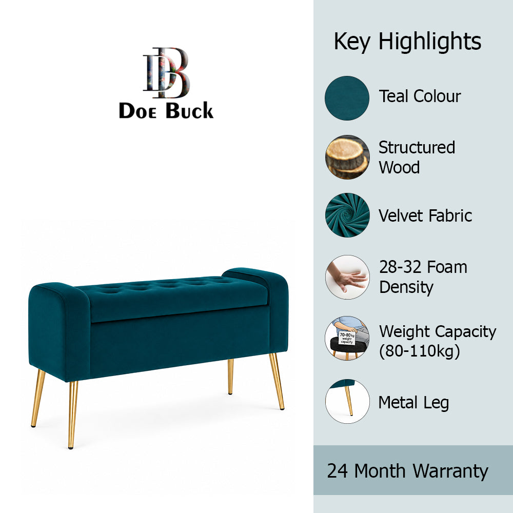 Doe Buck victoria bench|Teal