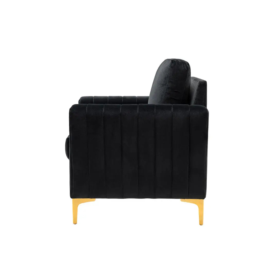 Rafeal Lounge Chair - Black
