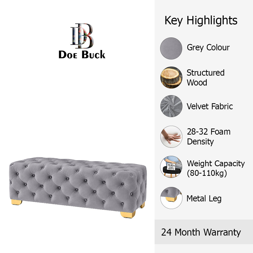 Doe Buck velora bench|Grey
