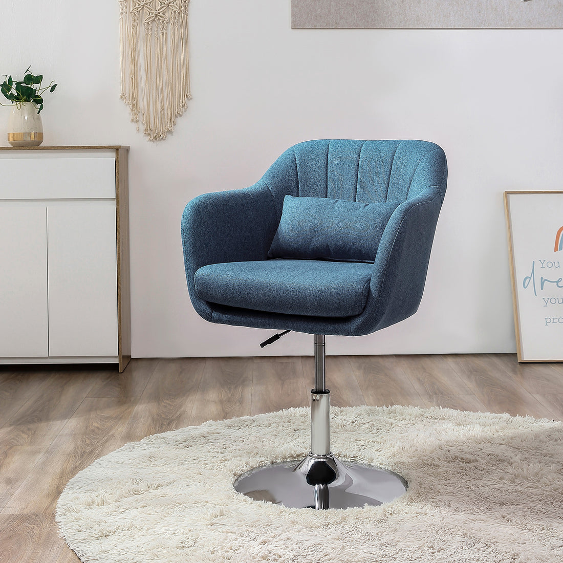 Boyd Swiel Bar Stool/Chair - Blue