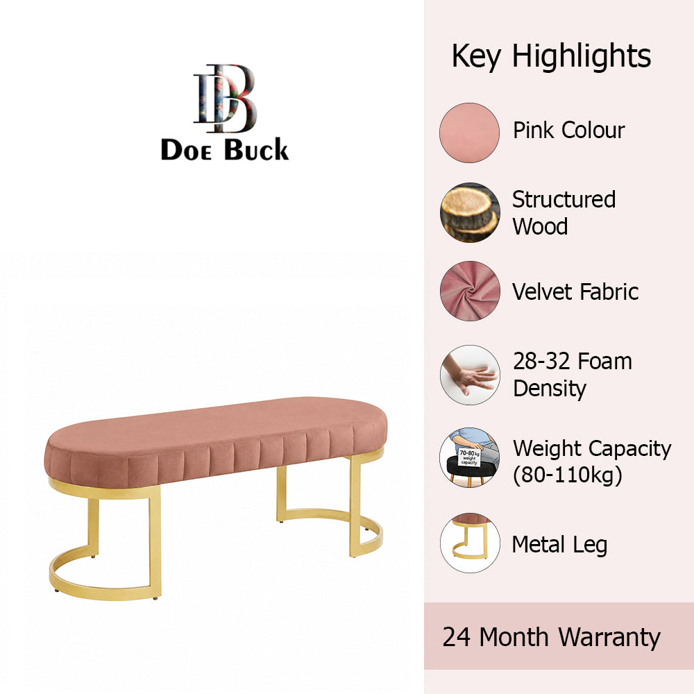 Doe Buck Bella bench|Pink