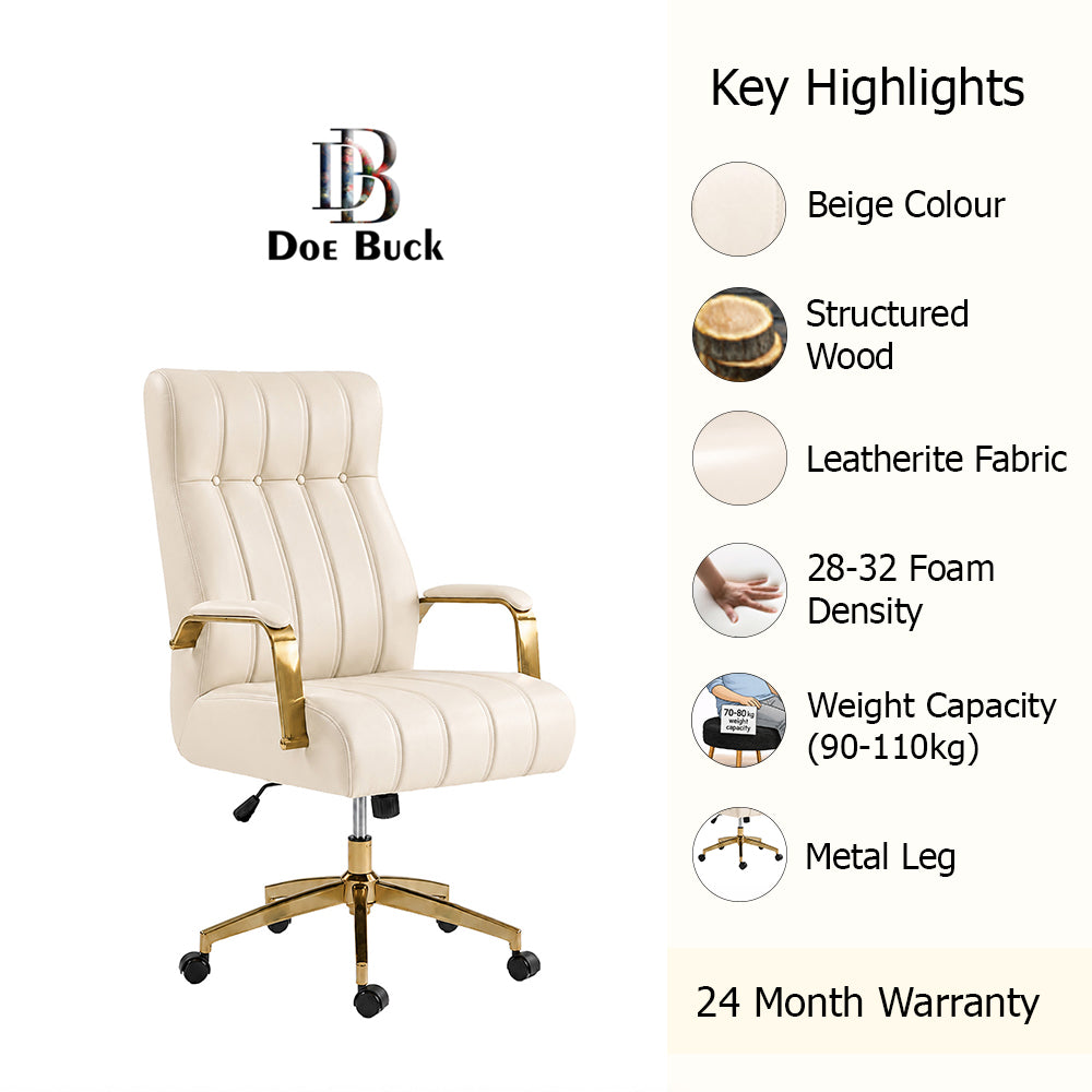 Derrus Office Chair |Beige