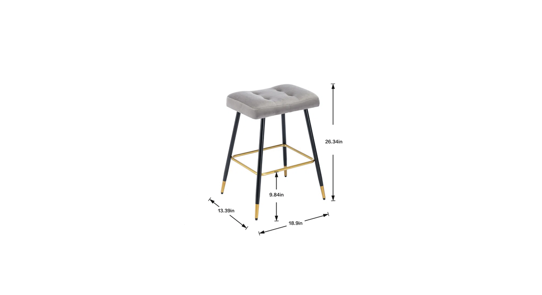 Julio Counter Stool - Grey