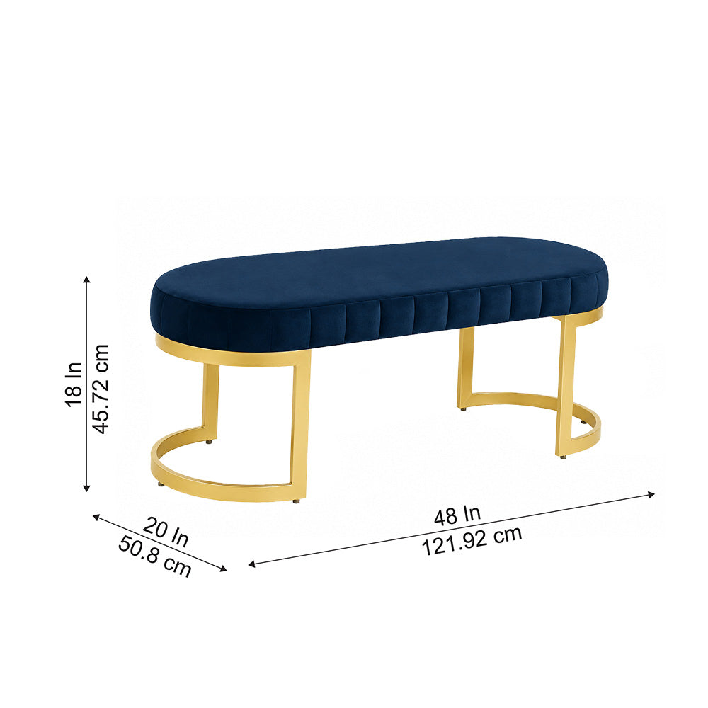 Doe Buck Bella bench|Blue