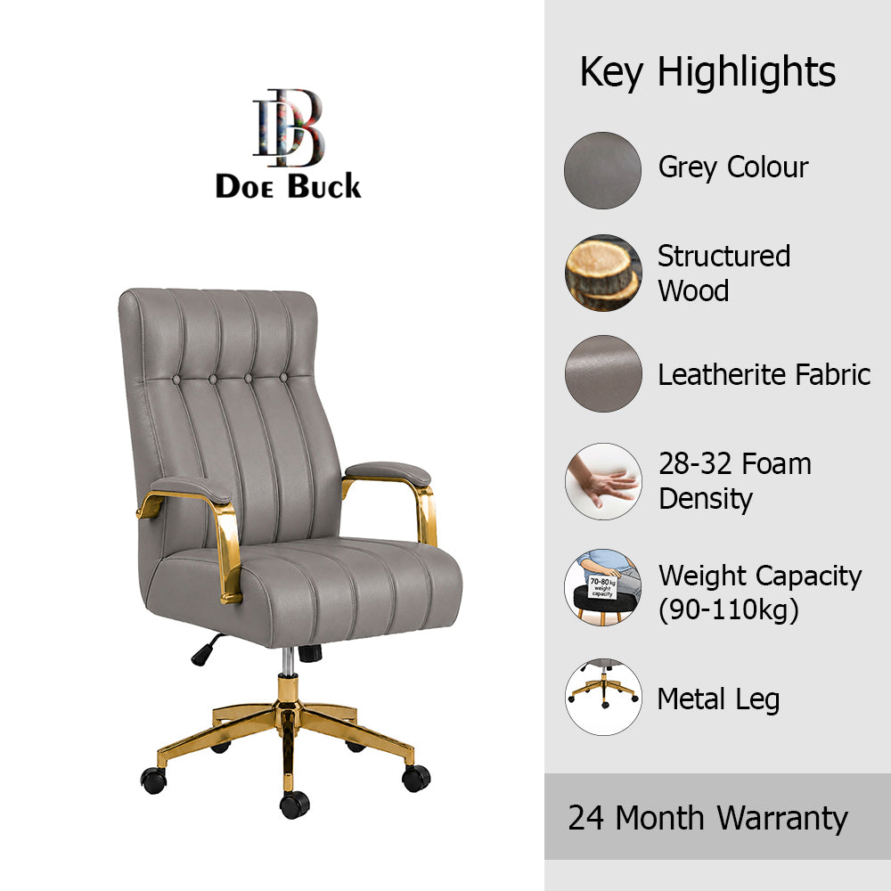 Derrus Office Chair |Grey