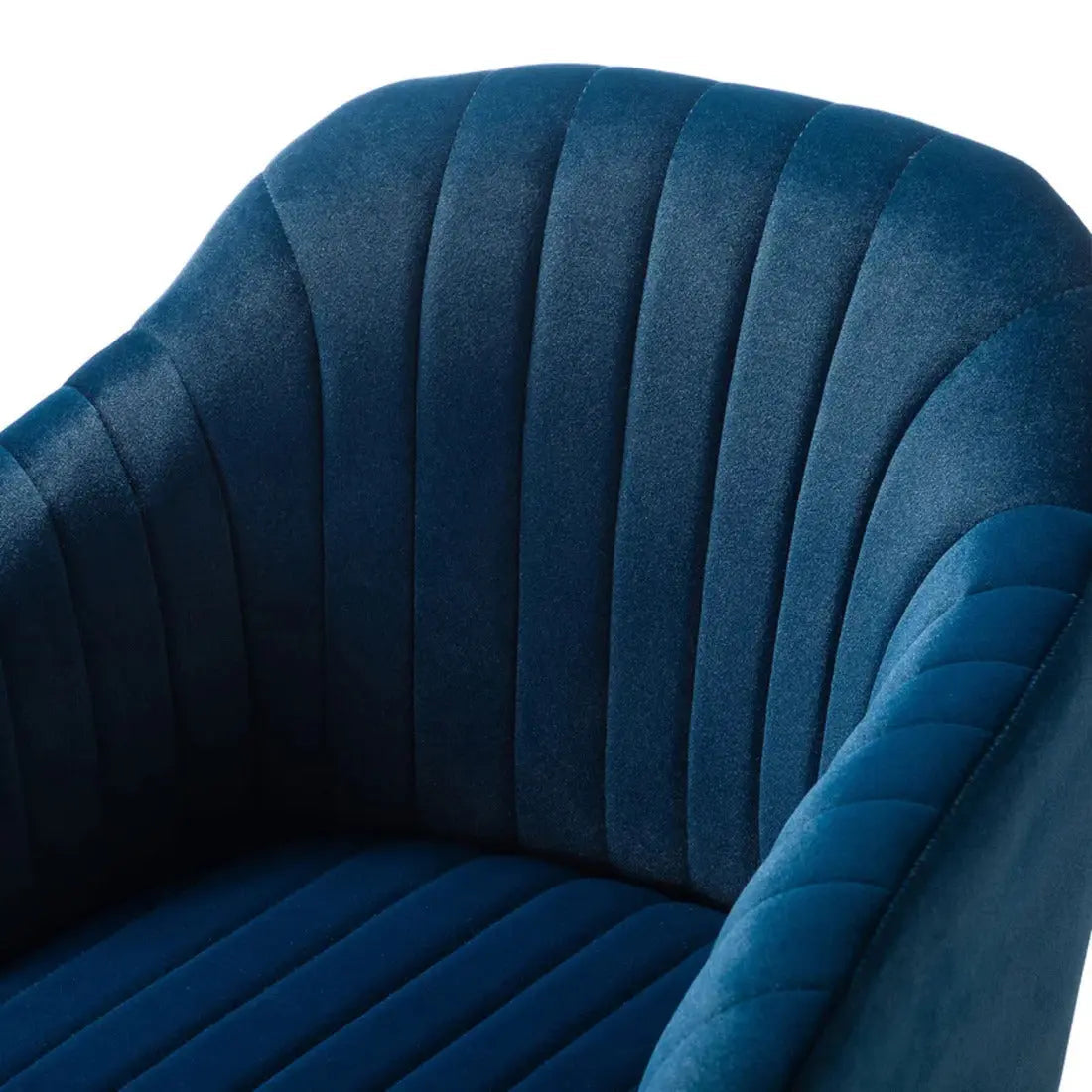 Louise Upholstered Task Chair – Blue
