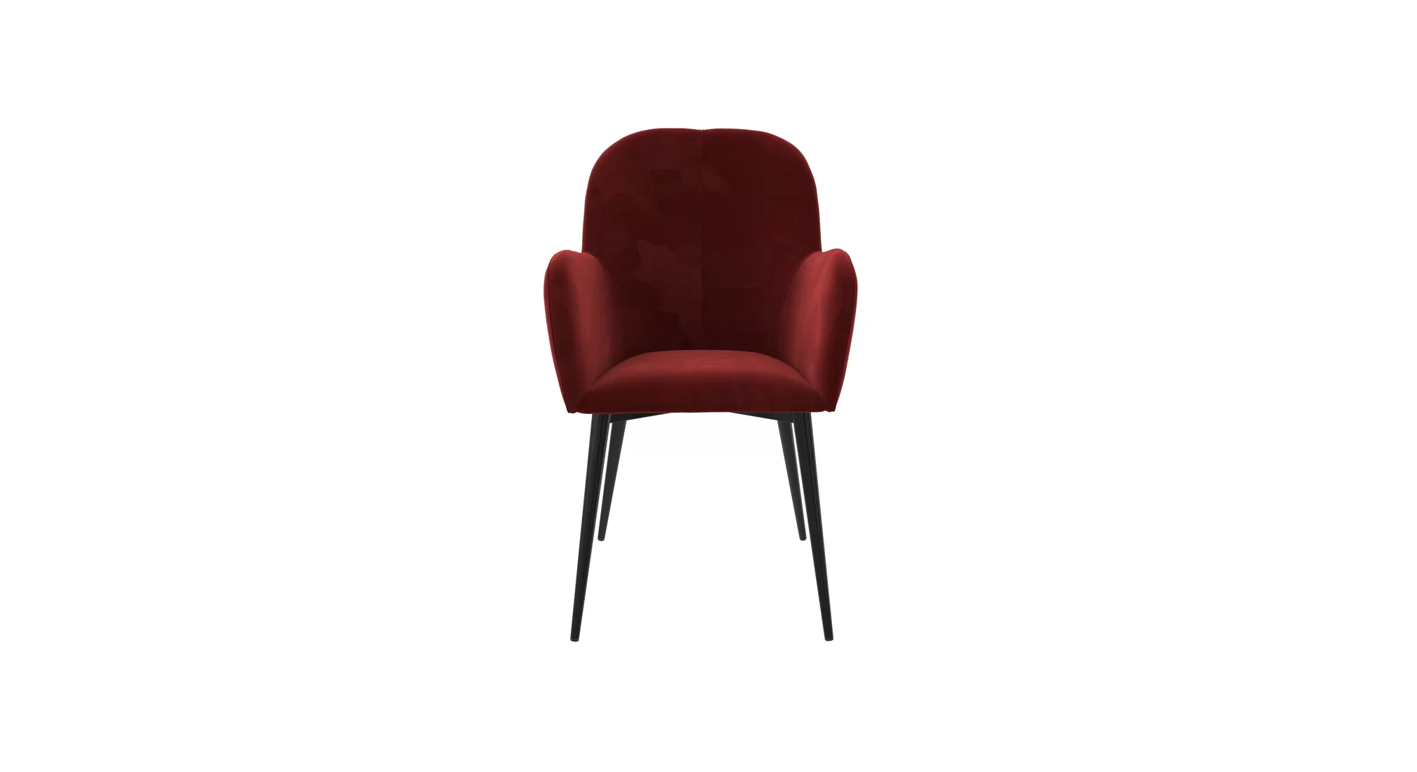 Araceli Accent Chair Red | Contemporary Lounge Accent Chair Crimson Red
