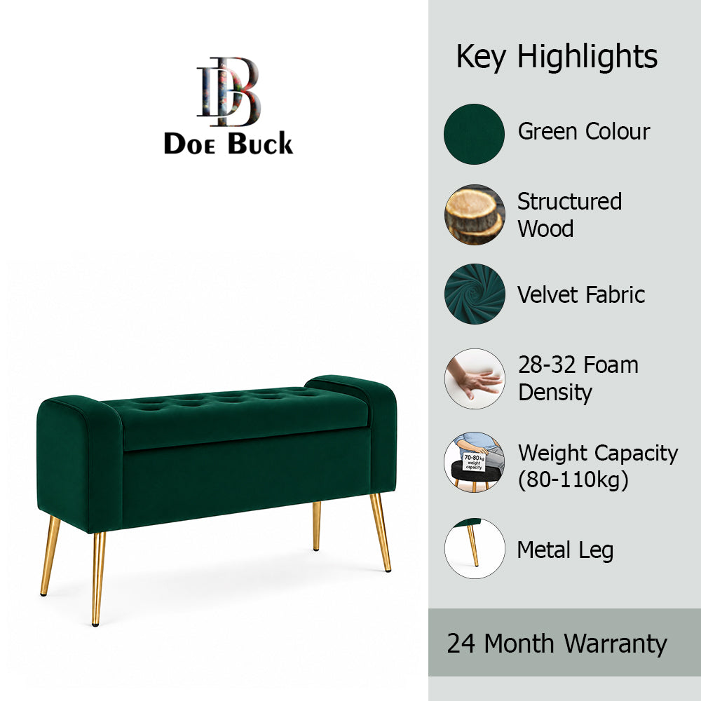 Doe Buck victoria bench|Green