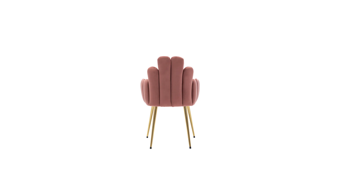 Trent Accent Chair Pink | Modern Fabric Accent Chair Blush Pink