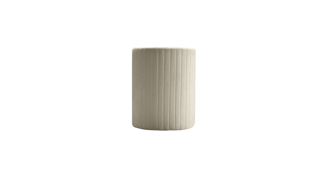 Schillar Chair With Ottoman Beige | Accent Chair With Ottoman Beige