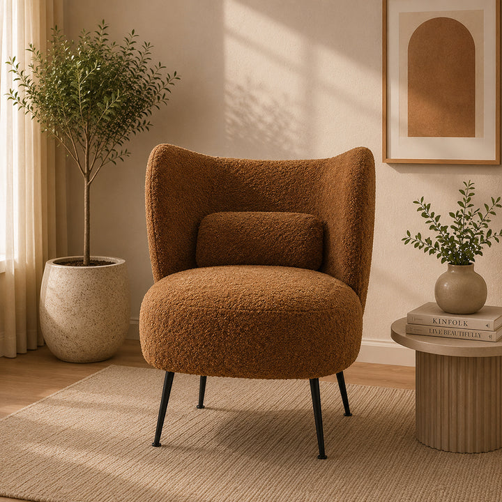 Collin Accent Chair| Tan