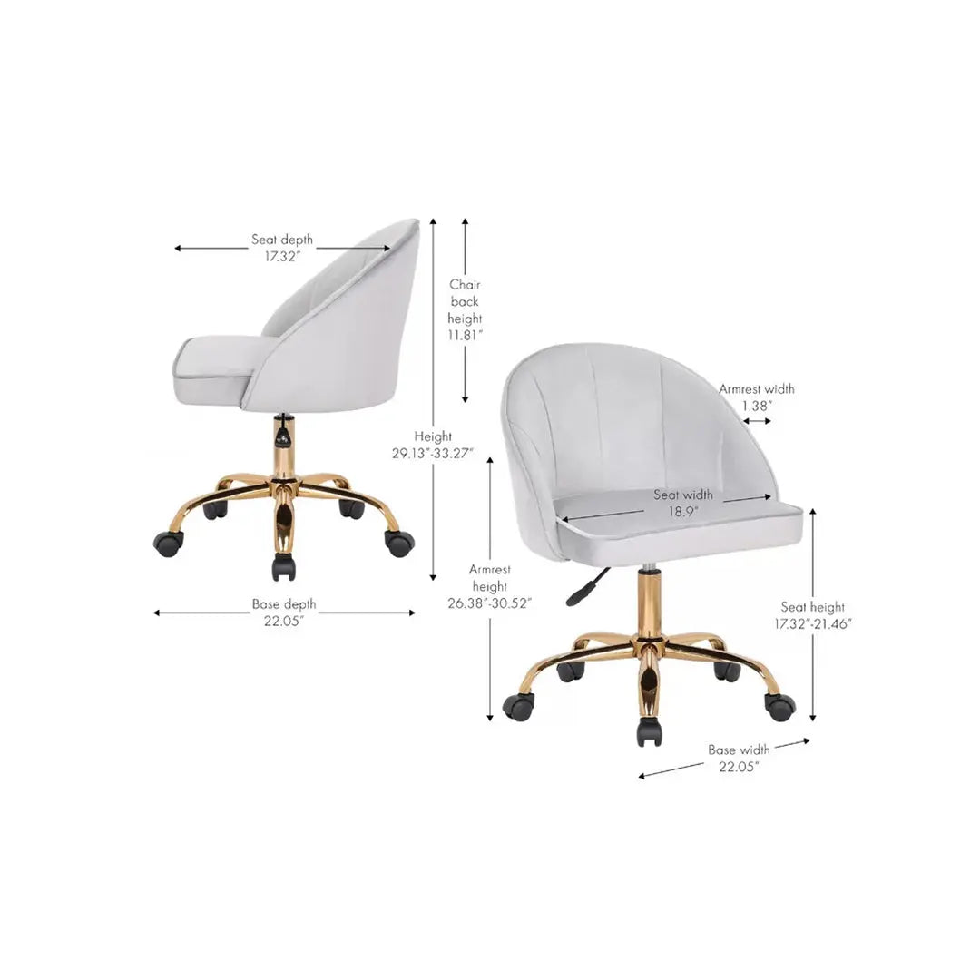Hindmen Task Chair - Grey