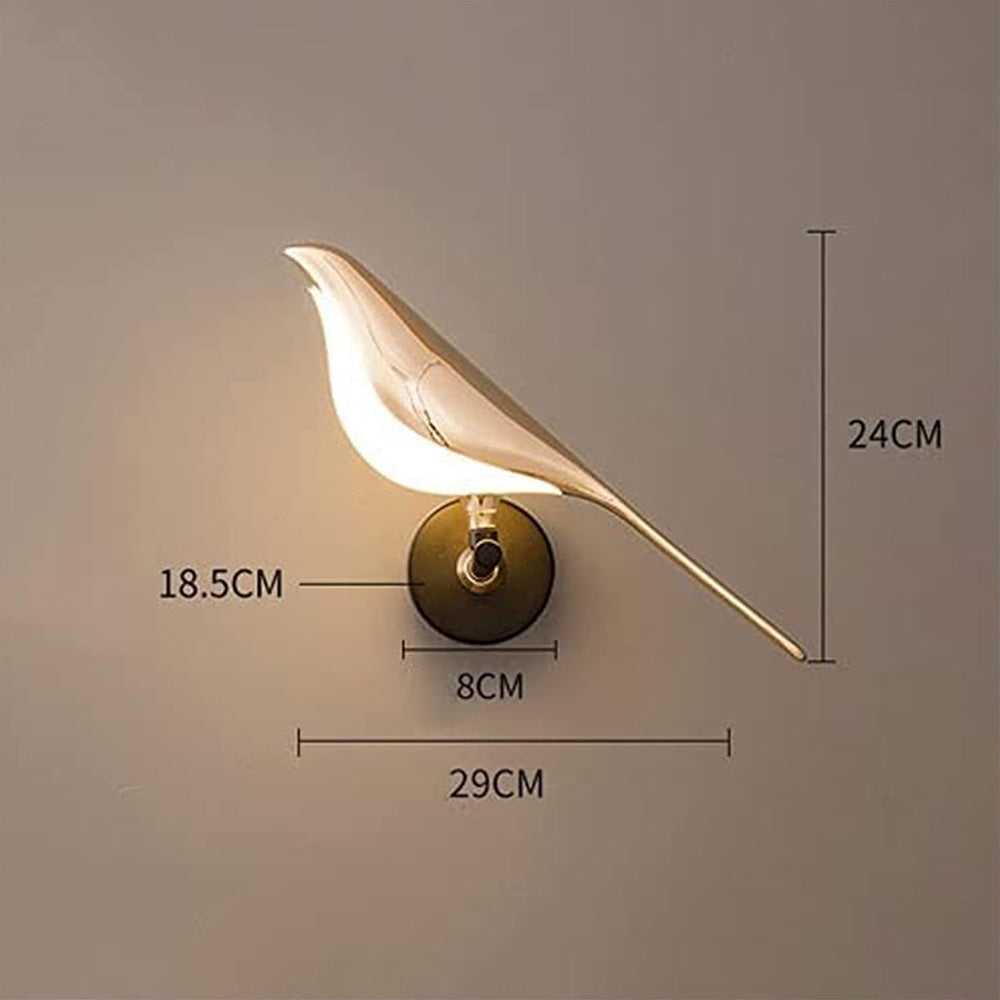 Sculptural Bird Accent Wall Sconce