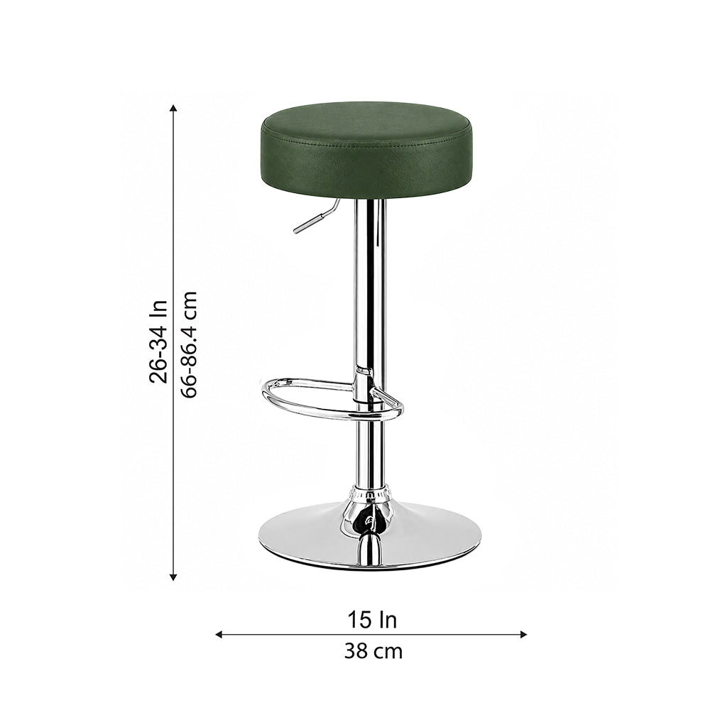 Doe Buck linon Barstool|Green