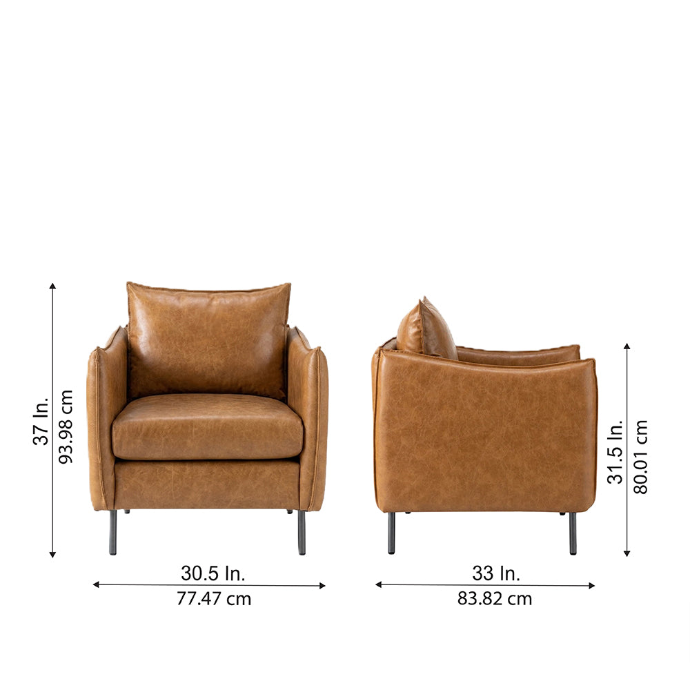Lucas Mid Century Accent Chair