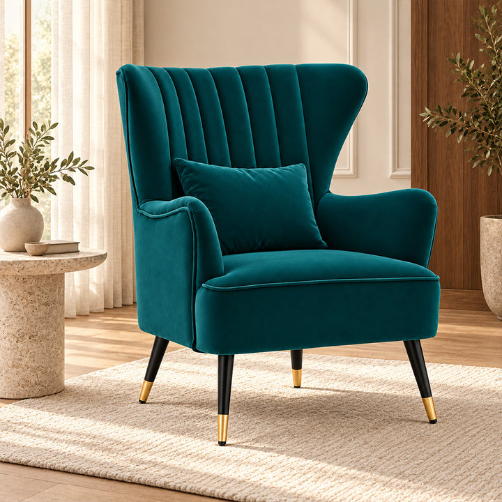 Azriela Accent Lounge Chair | Teal